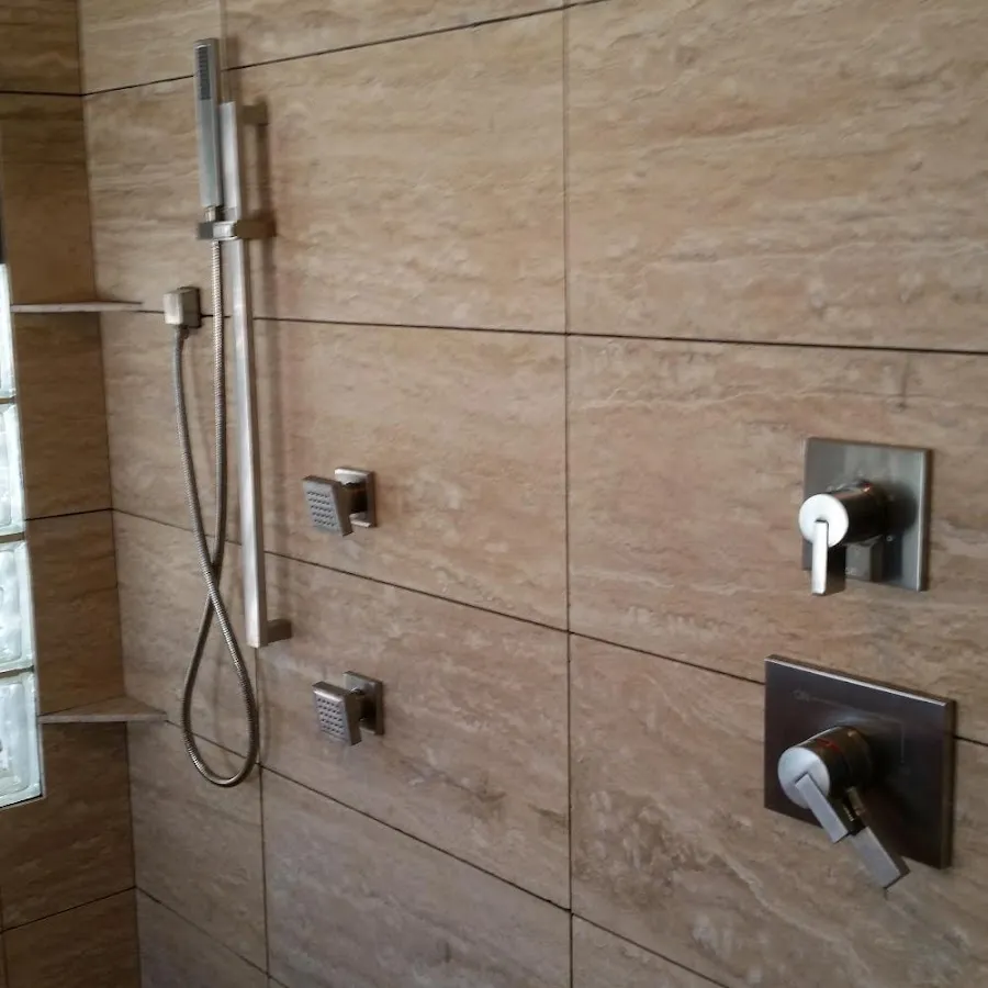 Shower fixture installation for Water Heater Replacement in Camillus